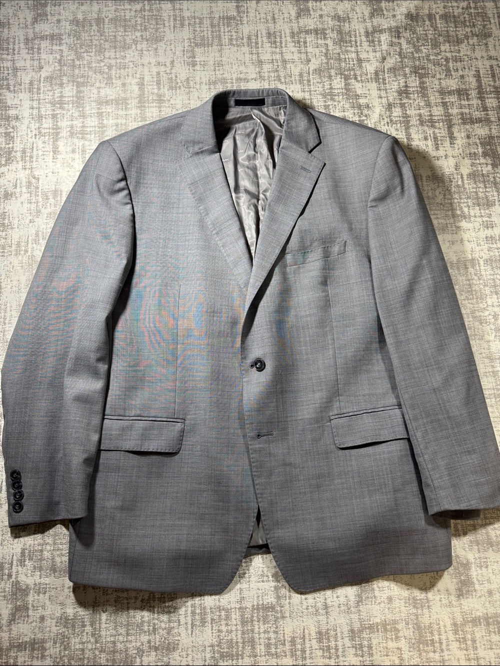 Michael Kors Light Gray Two-Button Men's Suit Jacket30X23 PTP 48R